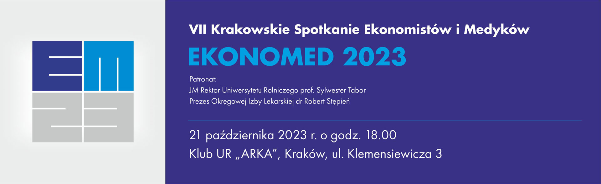 VII Krakowskie Spotkanie Ekonomistów i Medyków - EKONOMED 2023